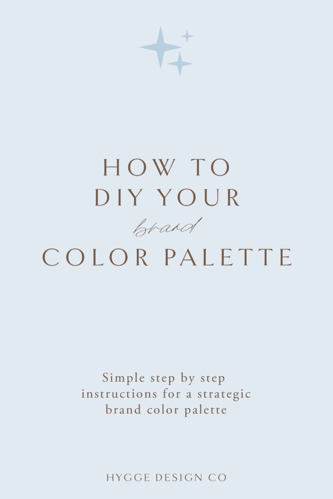 How to DIY your brand color palette