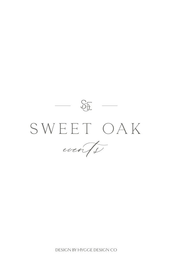 Logo for Sweet oak Events 