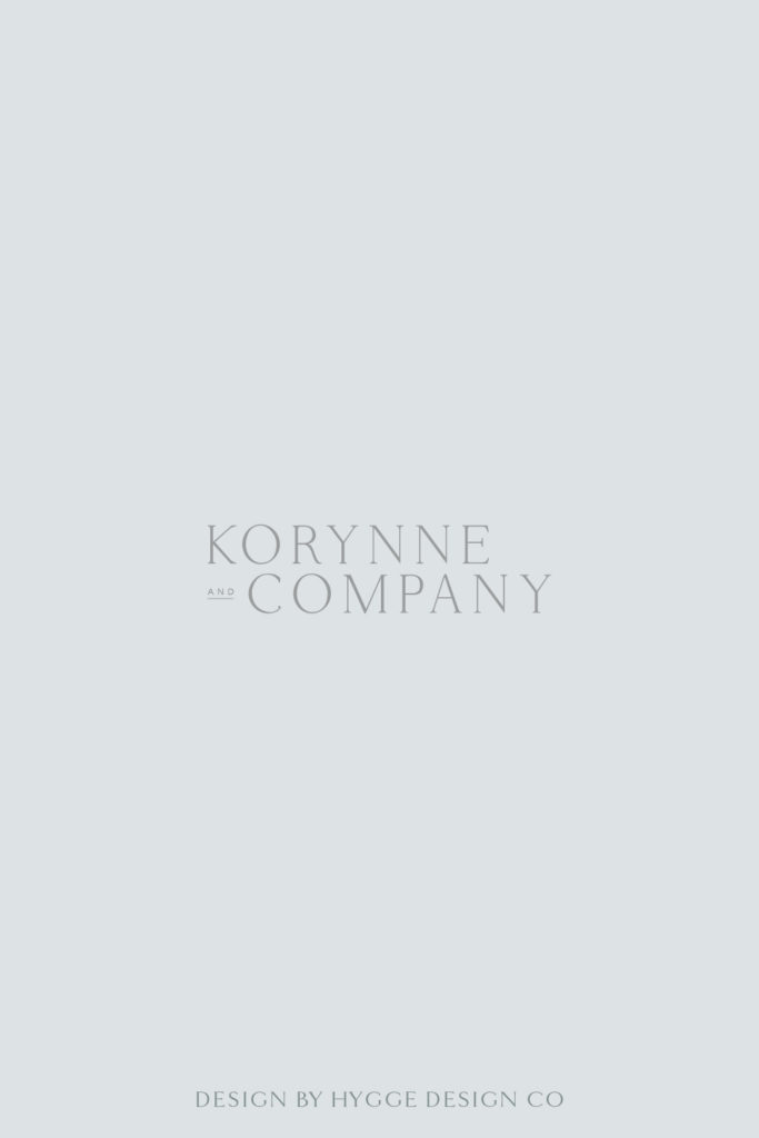 Custom brand for Korynne and company